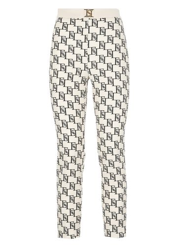 Elisabetta Franchi Pants With Logo - Elisabetta Franchi - Modalova