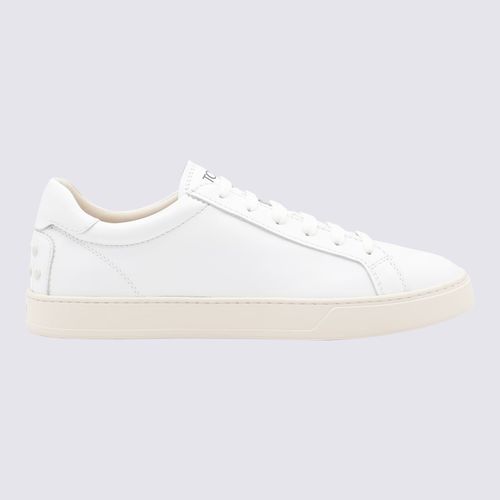 Tod's White Leather Sneakers - Tod's - Modalova