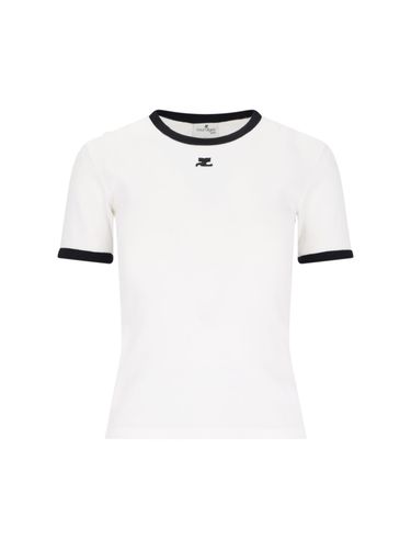 Courrèges Logo T-shirt - Courrèges - Modalova