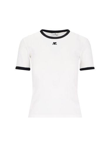 Courrèges Logo T-shirt - Courrèges - Modalova