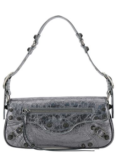 Le Cagole S Shoulder Bag With Front Flap In Leather Woman - Balenciaga - Modalova