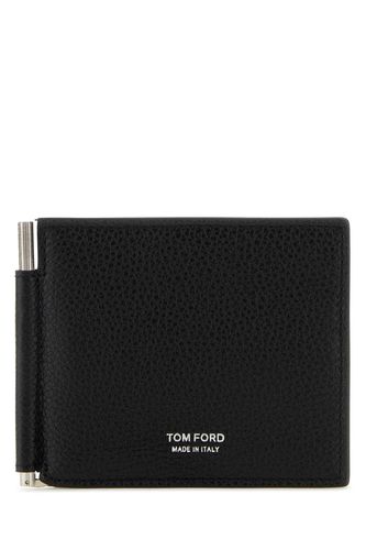 Tom Ford Black Leather Card Holder - Tom Ford - Modalova