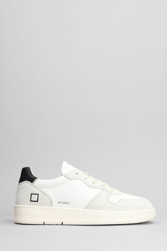 D. A.T. E. Court Sneakers In Suede And Leather - D.A.T.E. - Modalova