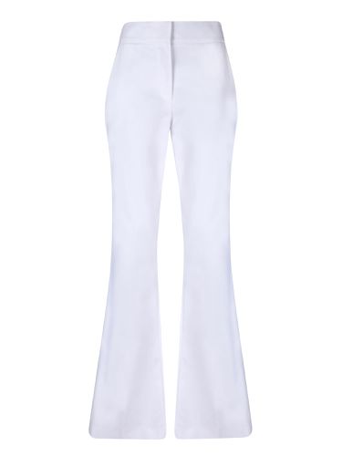 Genny White Cotton Hopper Trousers - Genny - Modalova