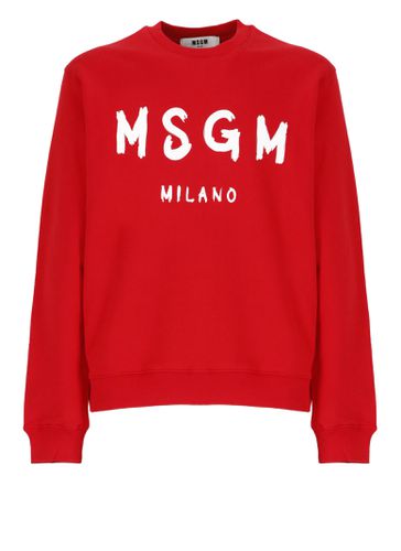 MSGM Logo Sweatshirt - MSGM - Modalova