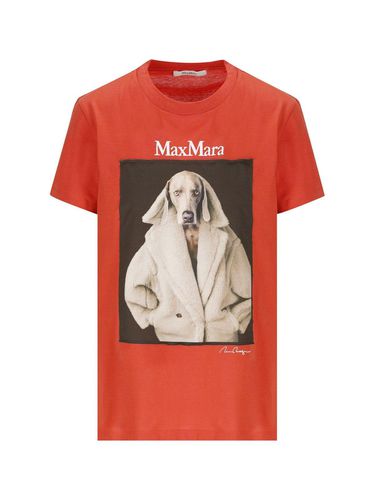 Graphic Printed Crewneck T-shirt - Max Mara - Modalova