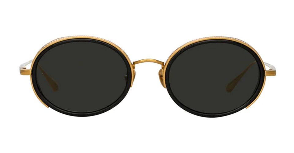 Finn - Black / Yellow Sunglasses - Linda Farrow - Modalova