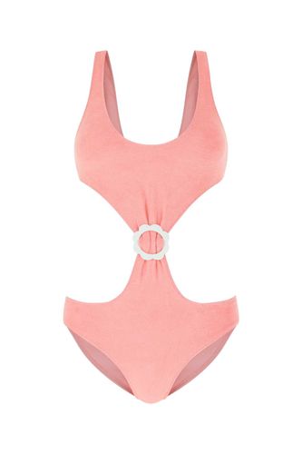 Pink Stretch Terry Scallop Trikini - Lisa Marie Fernandez - Modalova