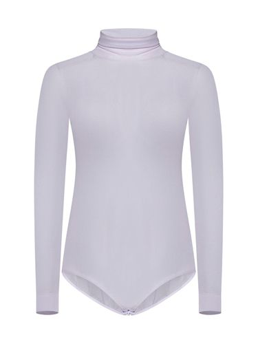 High Neck Sheer Bodysuit - Maison Margiela - Modalova