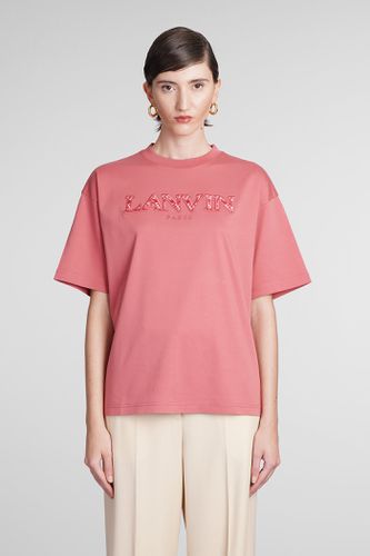 Lanvin T-shirt In Rose-pink Cotton - Lanvin - Modalova