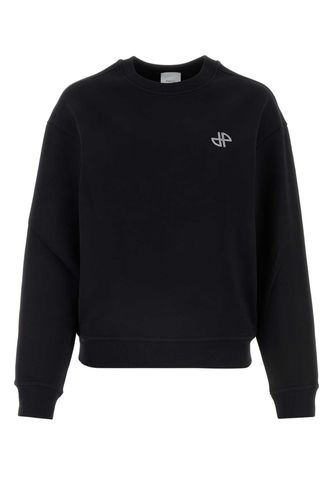 Patou Black Cotton Sweatshirt - Patou - Modalova