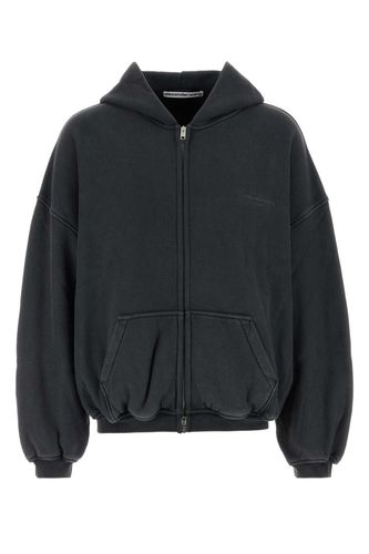 Charcoal Cotton Sweatshirt - Alexander Wang - Modalova