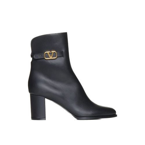 Garavani Vlogo Signature Leather Boots - Valentino Garavani - Modalova