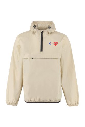 X K-way Half-zipped Jacket - Comme des Garçons Play - Modalova