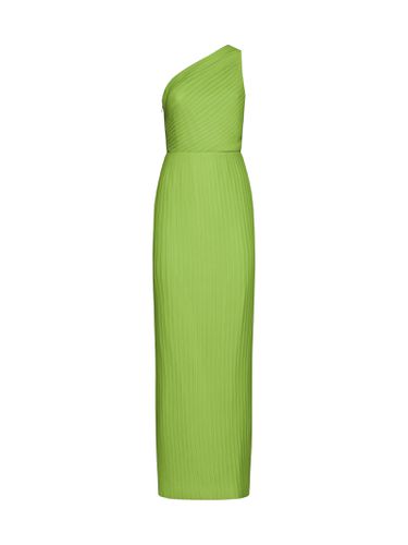 One Shoulder Maxi Dress In Techno Fabric Woman - Solace London - Modalova