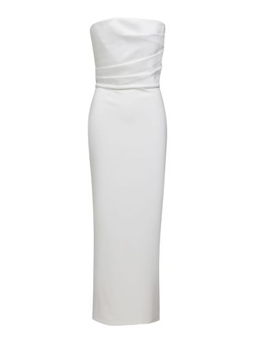 Draped Maxi Dress With In Techno Fabric Woman - Solace London - Modalova
