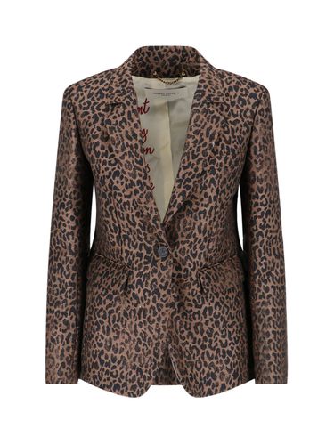 Blazer In Animalier Wool - Golden Goose - Modalova