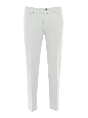 Cropped Slim Fit 5 Pocket Pants - Jacob Cohen - Modalova