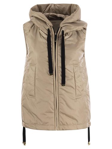 Zip-up Drawstring Gilet - Max Mara The Cube - Modalova