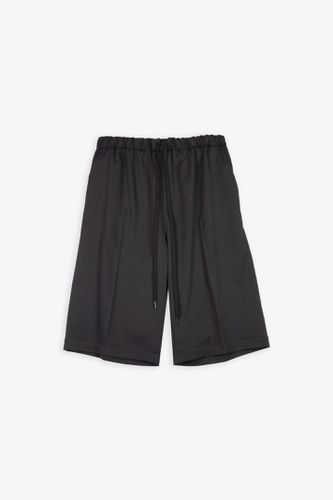 Short Black wool tailored baggy short - MM6 Maison Margiela - Modalova