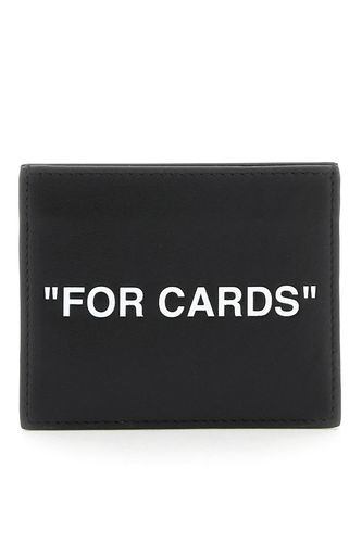 Off-White Leather Cardholder - Off-White - Modalova