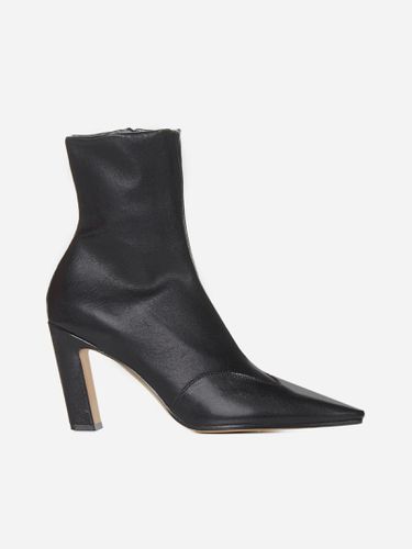 Khaite Dallas Leather Ankle Boots - Khaite - Modalova