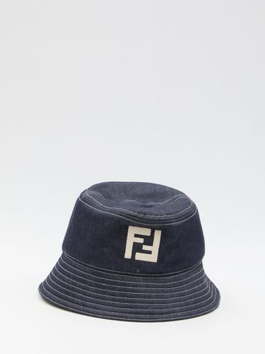 Fendi Denim Bucket Hat - Fendi - Modalova