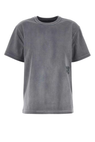 Puff Logo Jersey T-shirt - Alexander Wang - Modalova