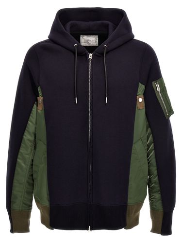 Sacai Nylon Insert Hoodie - Sacai - Modalova