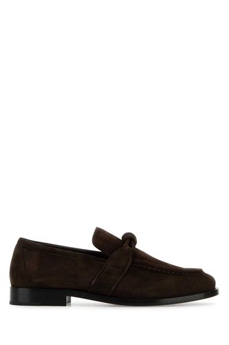 Brown Suede Astaire Loafers - Bottega Veneta - Modalova