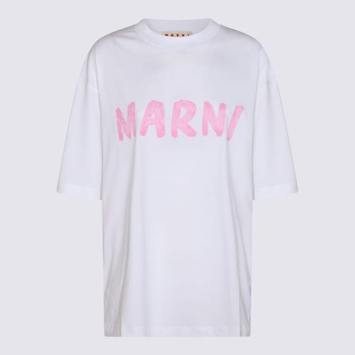Marni White Cotton T-shirt - Marni - Modalova
