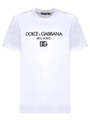 Dolce & Gabbana Logo White T-shirt - Dolce & Gabbana - Modalova