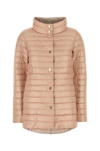 Pink Nylon Reversible Down Jacket - Herno - Modalova