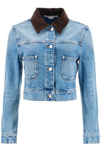 Cropped Denim Jacket For Women - Stella McCartney - Modalova