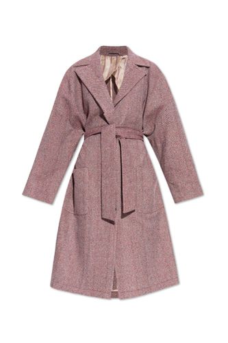 Patched Pocket Oversized Long Coat - Etro - Modalova