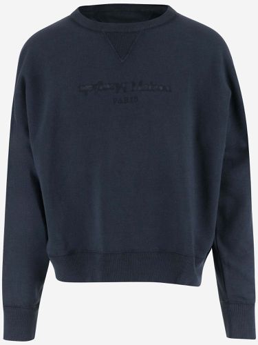 Cotton Sweatshirt With Logo - Maison Margiela - Modalova