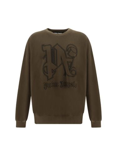 Palm Angels Monogram Sweatshirt - Palm Angels - Modalova