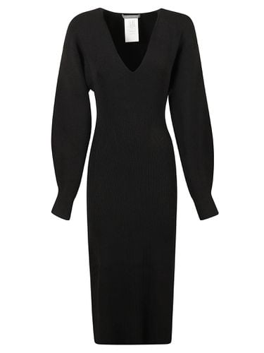 Alberta Ferretti V-neck Long Dress - Alberta Ferretti - Modalova