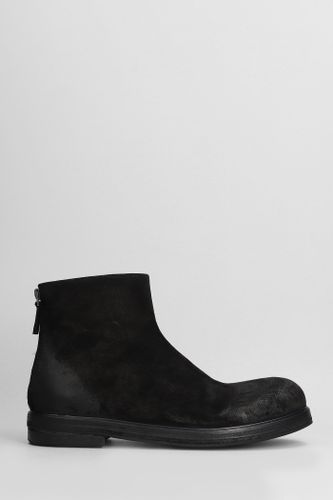 Zucca Ankle Boots In Suede - Marsell - Modalova