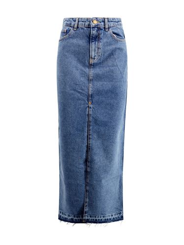 Denim Long Skirt - Philosophy di Lorenzo Serafini - Modalova