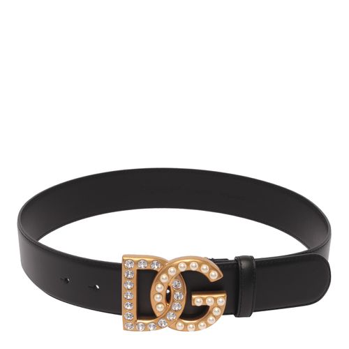 Dolce & Gabbana Dg Jewel Logo Belt - Dolce & Gabbana - Modalova