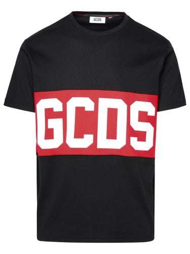 GCDS Black Cotton T-shirt - GCDS - Modalova
