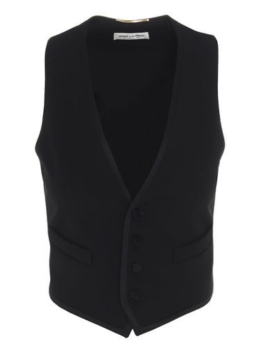 Saint Laurent short Tuxedo Vest - Saint Laurent - Modalova