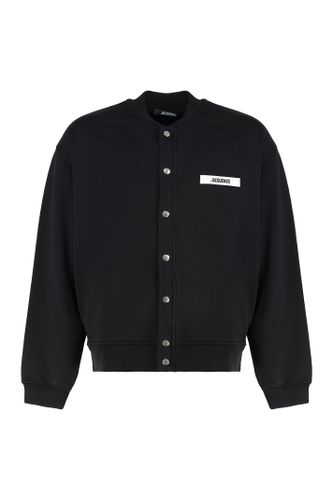 Gros Grain Logo Detail Cotton Cardigan - Jacquemus - Modalova