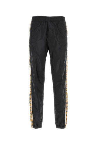 Versace Black Nylon Joggers - Versace - Modalova