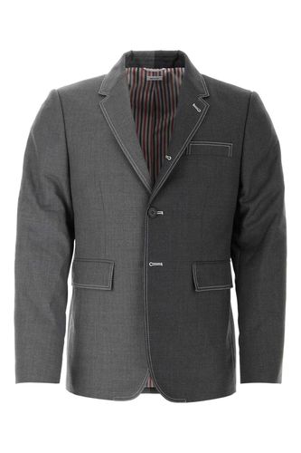 Thom Browne Two-tone Twill Blazer - Thom Browne - Modalova