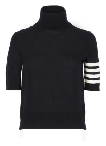 Navy Virgin Wool Sweater - Thom Browne - Modalova