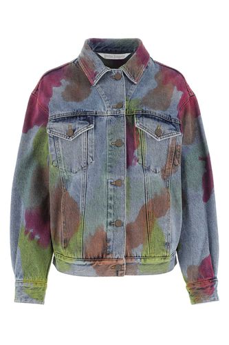 Palm Angels Denim Oversize Jacket - Palm Angels - Modalova