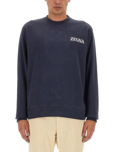 Zegna Sweatshirt With Logo - Zegna - Modalova