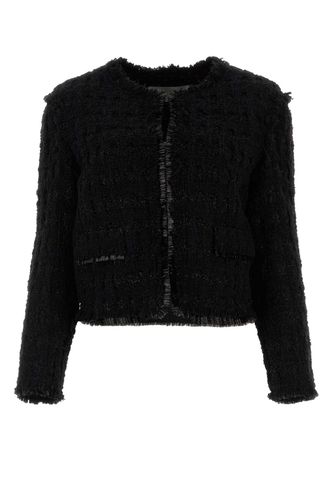 Tory Burch Black Tweed Blazer - Tory Burch - Modalova